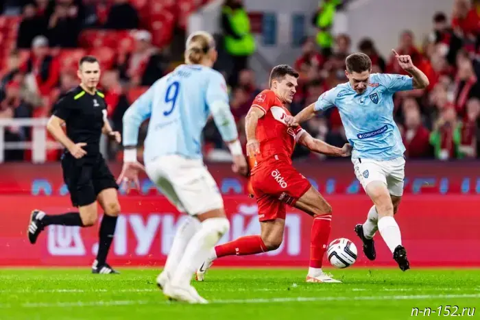 FC Pari NN were heavily defeated by Spartak in the Russian Cup match.