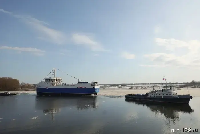 Краболов "Капитан Житников" опустили на воду в Нижегородской области.