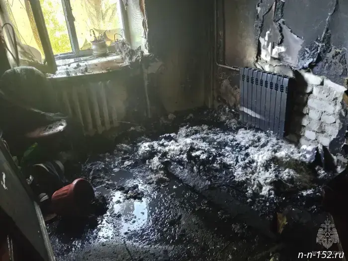 В Нижегородской области мужчина скончался в результате пожара.