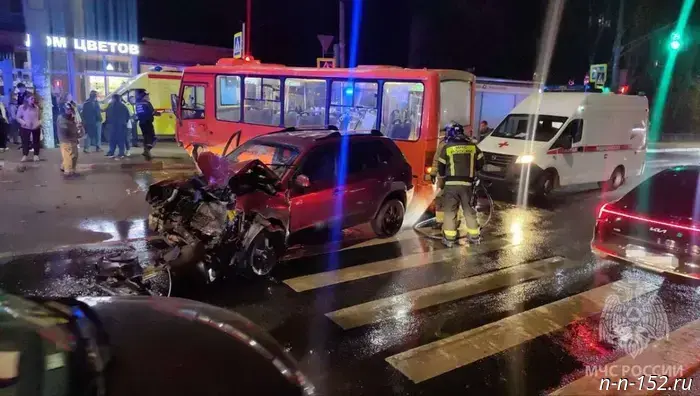 A serious traffic accident involving the T-59 minibus occurred in Nizhny Novgorod.
