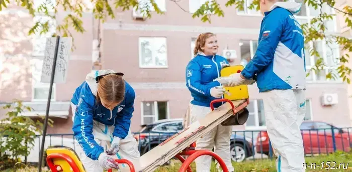 35 children's playgrounds have been renovated as part of the "Save Nizhny" project.