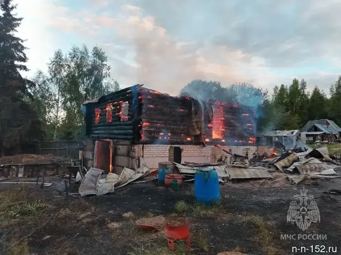 A 70-year-old woman died in a nighttime fire in the Sokolsky district.