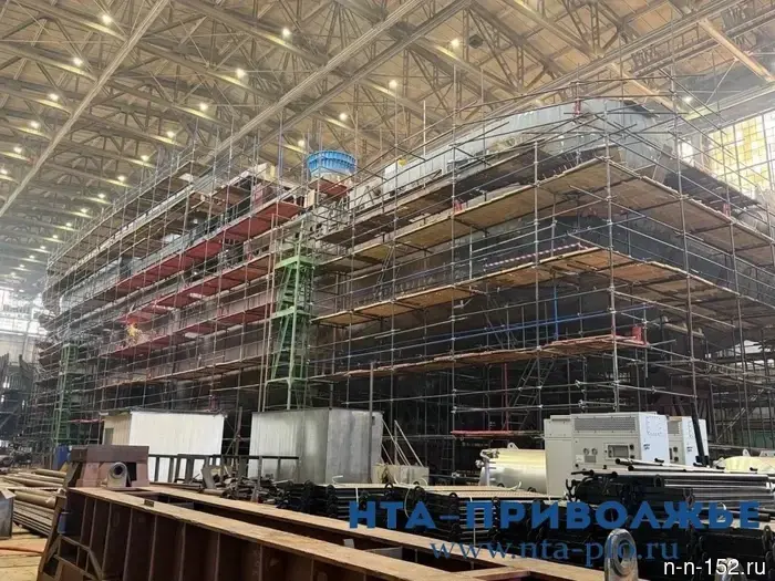 A vessel for the Northern Sea Route is being built in Nizhny Novgorod for 7 billion rubles.