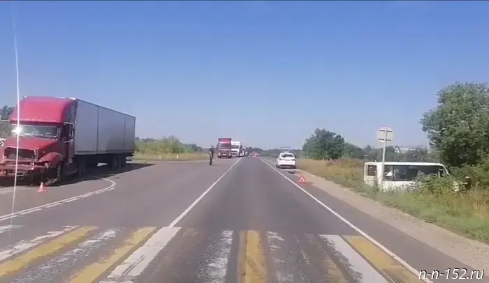 Another traffic accident with a bus in the Nizhny Novgorod region: the driver is hospitalized