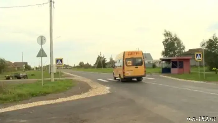 В Нижегородской области завершился ремонт дороги Гагино - Большое Болдино - Салганы в рамках национального проекта «Инфраструктура для жизни».