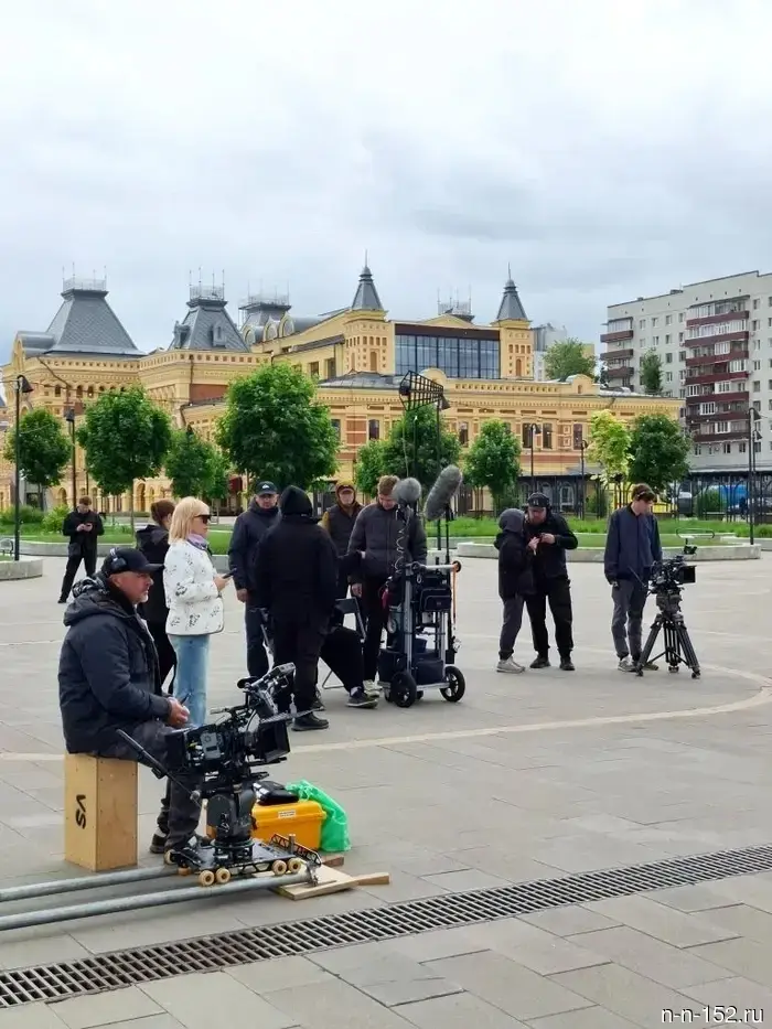 На Нижегородской ярмарке снимают сериал для федерального канала.