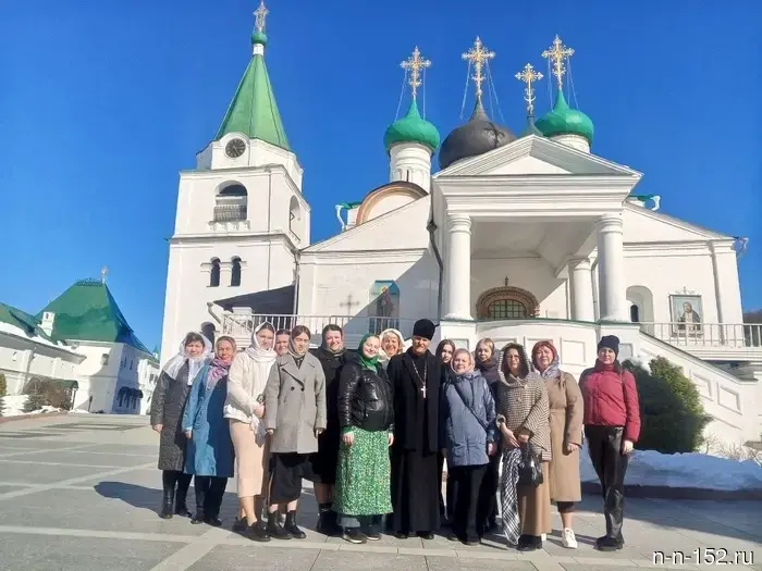 Employees of the Nizhny Novgorod Correctional Colony No. 2 visited the Ascension Pechersky Men's Monastery.