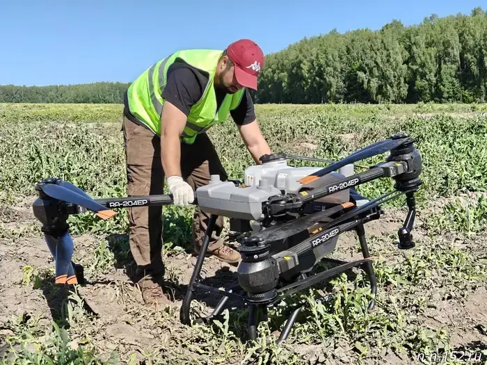 Drones have begun to be implemented in the agricultural sector of the Nizhny Novgorod region.