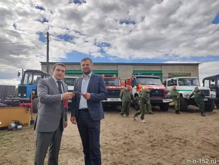 В Выксунском районе запустили новую станцию по борьбе с лесными пожарами.