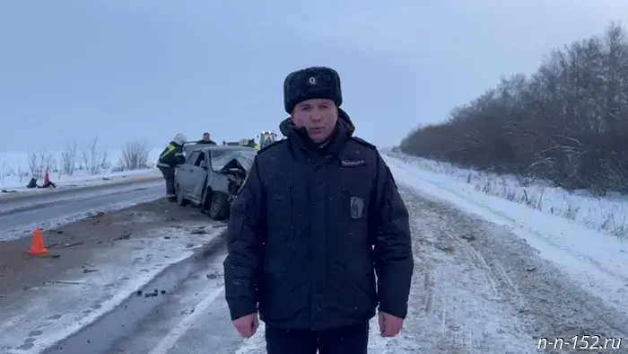 The driver of a Lada Priora was killed in a crash near Pochinok.