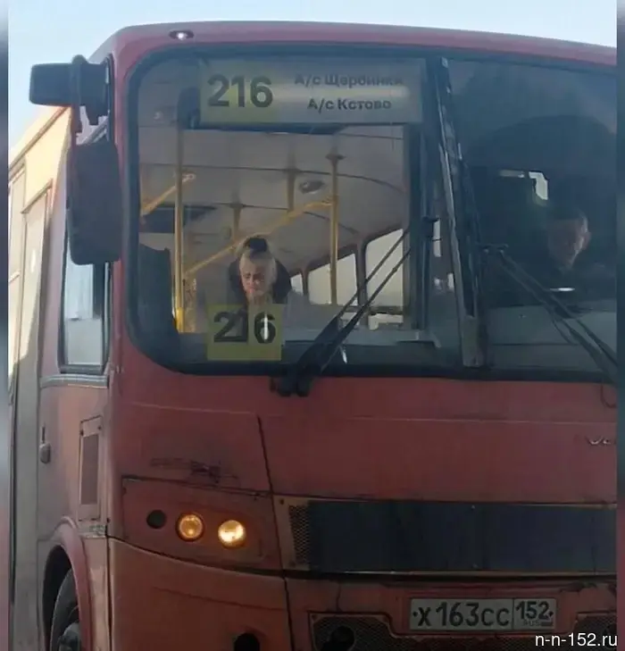 The driver and conductor were punished for letting a child off the Nizhny Novgorod bus.