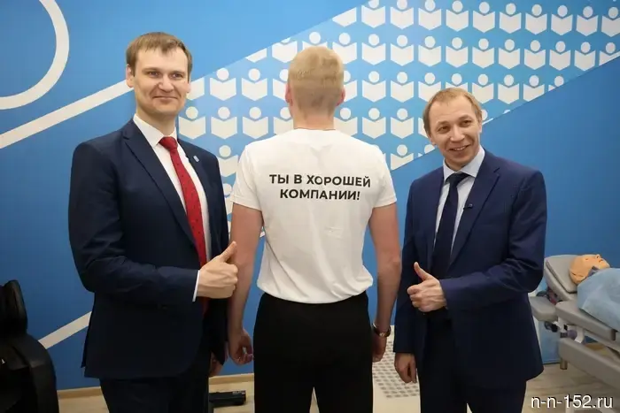 The Deputy Governor Checherin spoke with students of "Professionalism" from Dzerzhinsk.