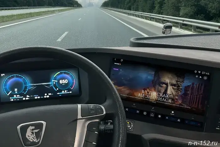 Long-haul drivers choose Wink — movies, music, and books are now available in KAMAZ trucks.