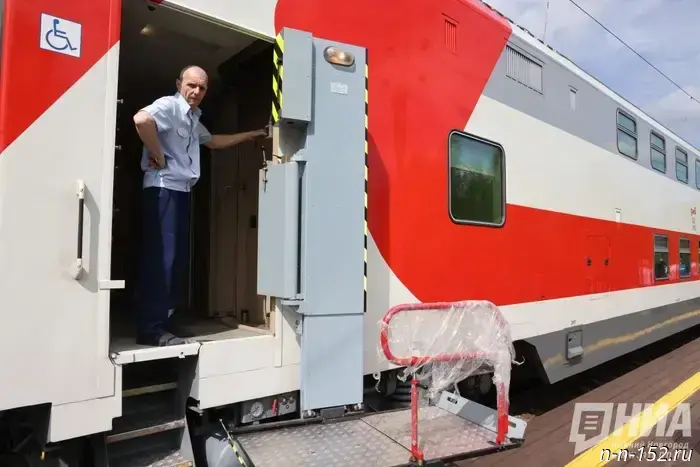 A double-decker train will be launched between Nizhny Novgorod and Moscow in 2025.