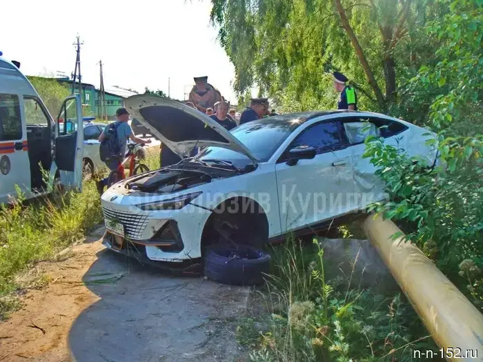 В Арзамасе в результате столкновения двух иномарок погиб пешеход.